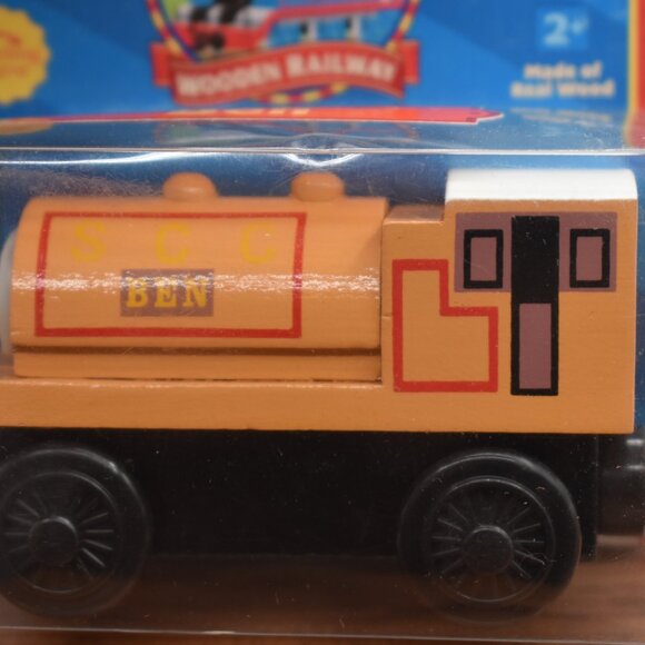 Ben SCC Learning Curve Thomas & Friends Wooden Railway Trains Engine 2001 VTG - Picture 6 of 7